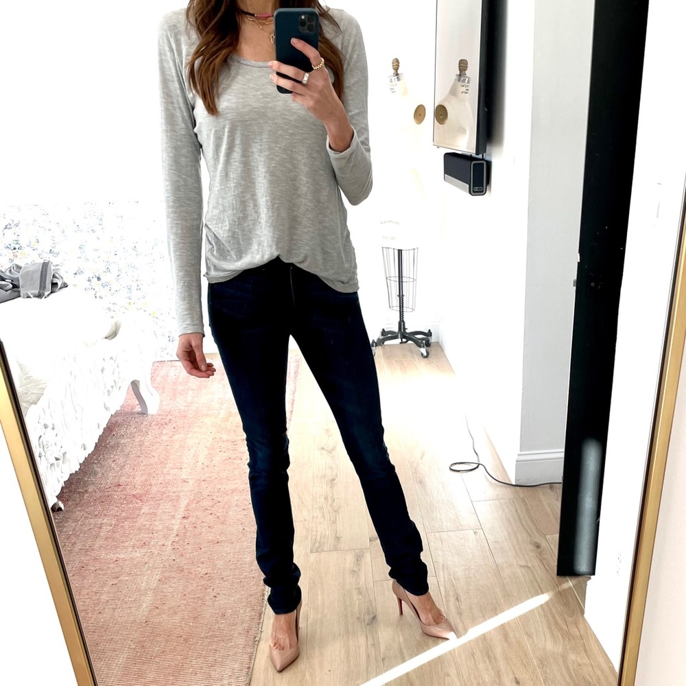 Dark blue Earnest Sewn skinny jeans size 24